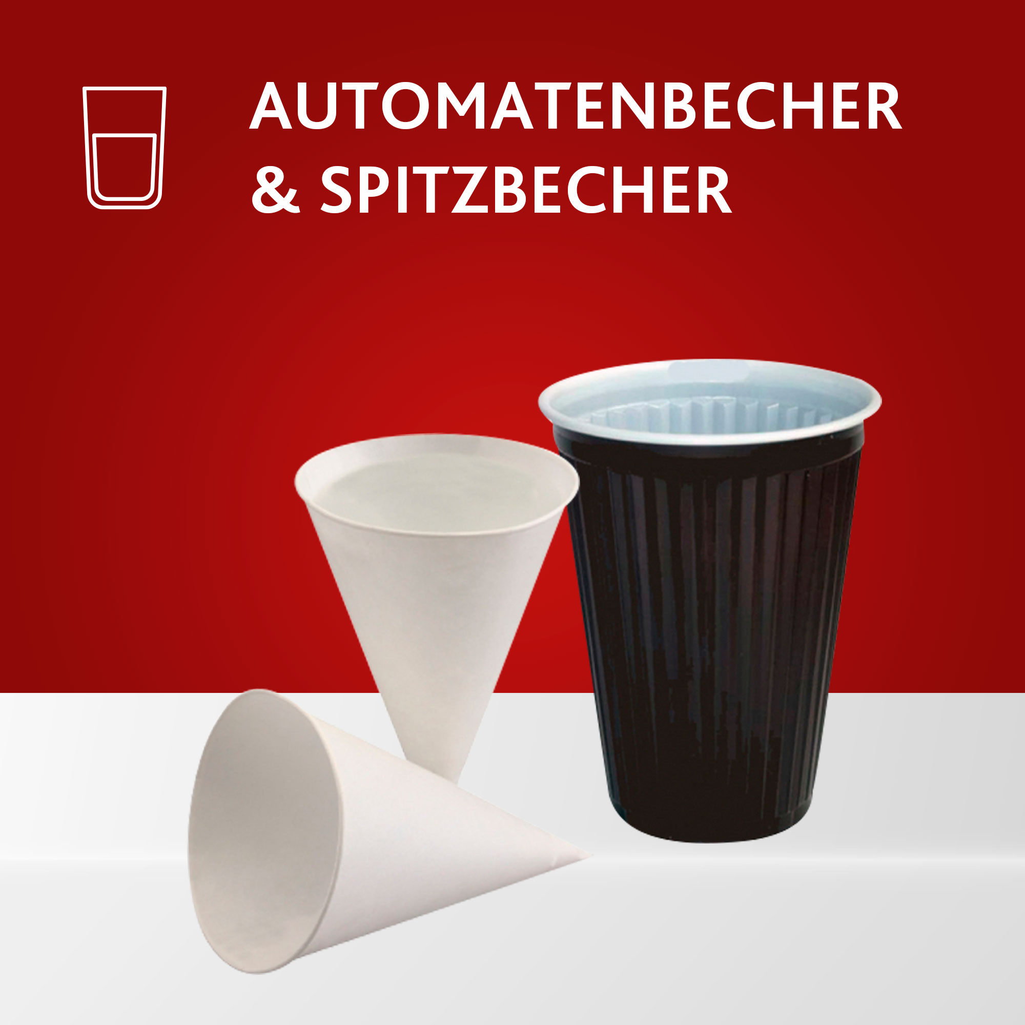 Automatenbecher und Spitzbächer online kaufen