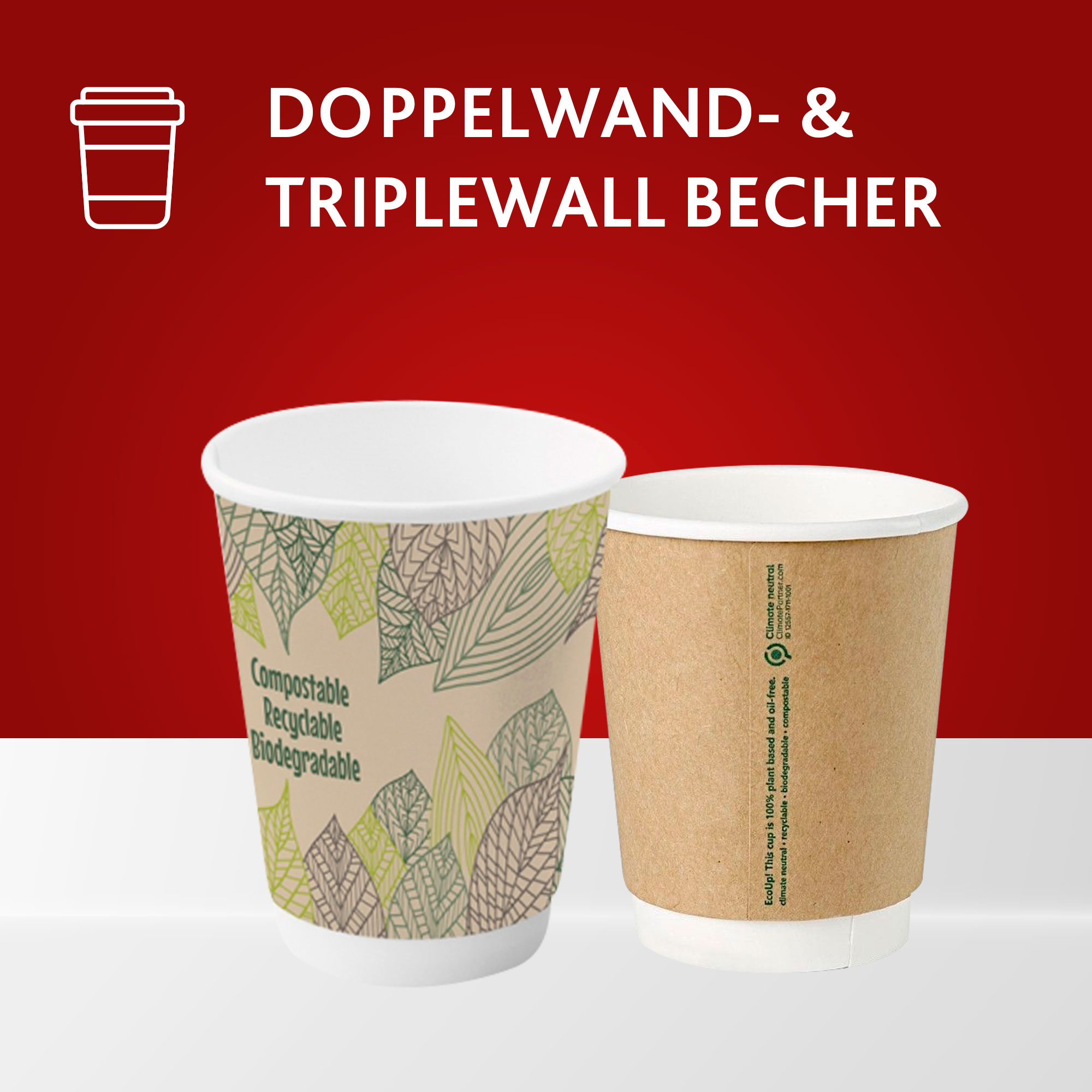 Doppelwandbecher & Triple Wall Becher online kaufen Doppelwandbecher & Triple Wall Becher online kaufen