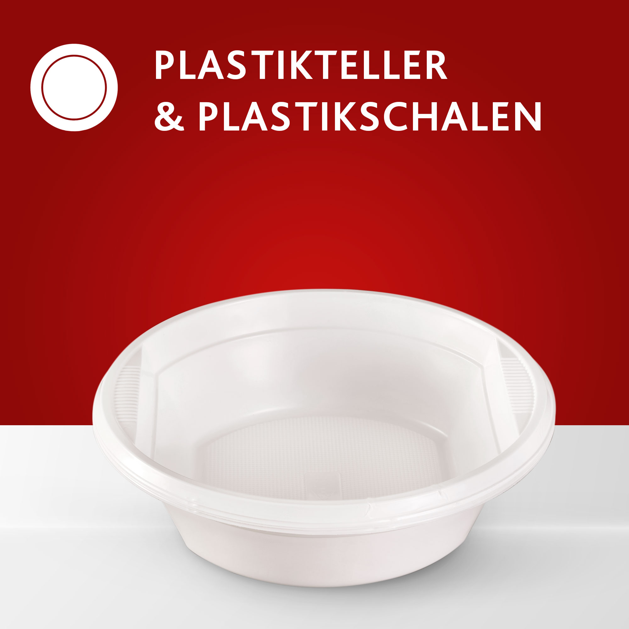 Einwegverpackungen, Plastikteller und Plastikschalen online kaufen