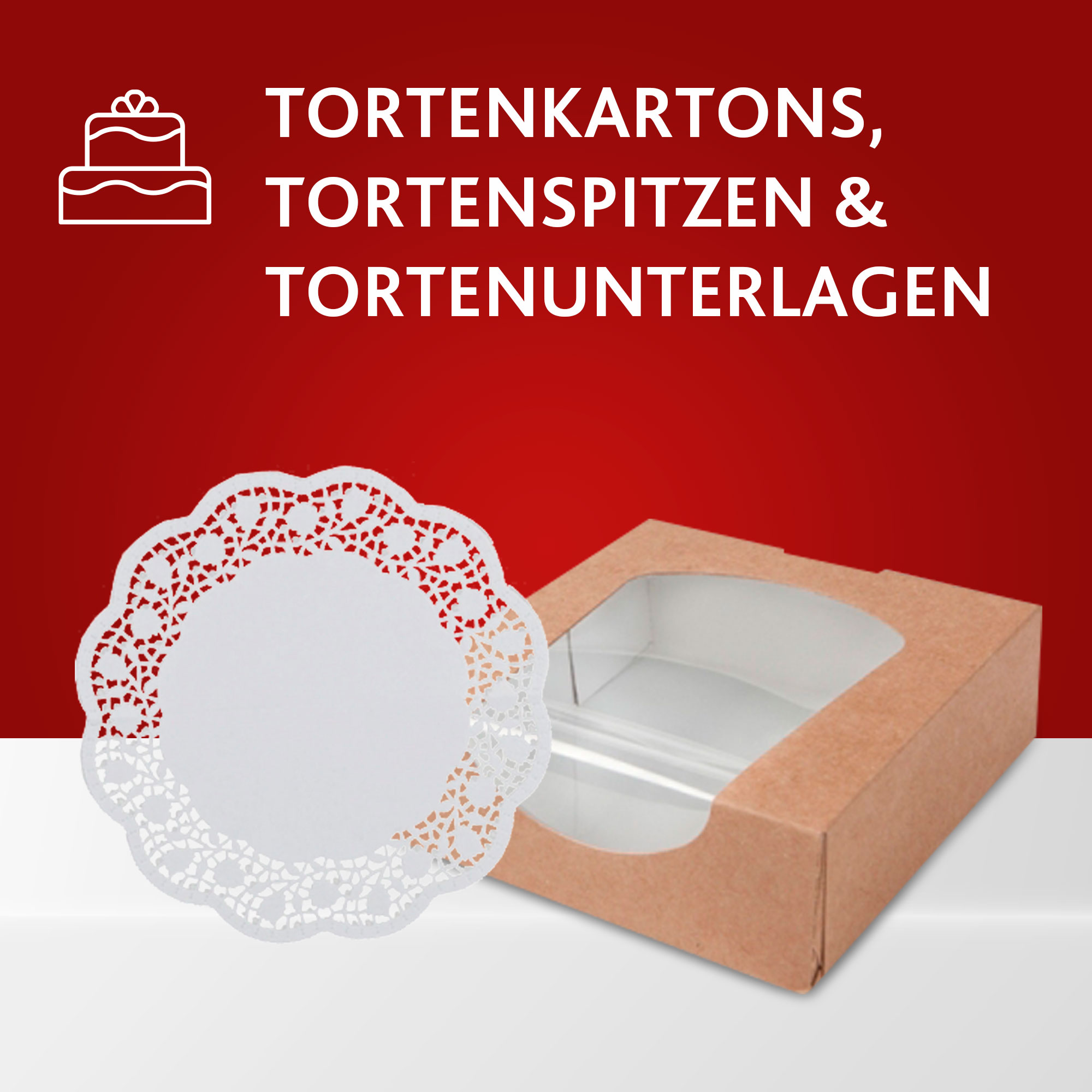 Tortenkarton & Tortenspitzen/-unterlagen