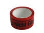 Preview: Packfilm selbstklebend 50mmx66lfm "Vorsichtglas+Kelch" rot/schwarz (6 Rolle)