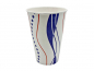 Preview: Pappbecher Spirale rot/blau 200 ml Ø 70 mm (100 Stk.)