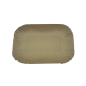 Preview: Pappschale eckig Frischfaser | 17,5x13x3 cm | Braun mit Fettbarriere (250 Stk.)