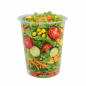 Preview: PP-Becher/Salatshaker/Dessertbecher | 400ml | Ø 90 x 124 mm | Klar (608 Stk.)