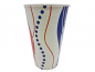Preview: Pappbecher Spirale rot/blau 300 ml Ø 80 mm (100 Stk.)