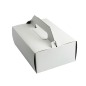 Preview: Tragebox für Tortenstücke Tortenkarton 27 x 18 x 10 cm (50 Stück)