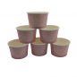 Preview: Eisbecher Hartpapierbecher 4 oz 100 / 120 ml rosa (50 Stk.)