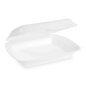 Preview: Menübox Transportbox ungeteilt weiß (250 Stk.)