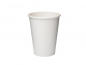 Preview: Coffee to go Kaffeebecher "L" weiß 420 ml Ø 90 mm (50 Stk.)