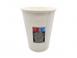 Preview: Coffee to go Kaffeebecher "L" weiß 420 ml Ø 90 mm (50 Stk.)