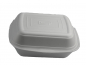 Preview: Menübox Transportbox Snackbox 185x155x75 mm weiß (125 Stk.)