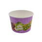 Preview: Eisbecher aus Hartpapier | 220ml | Ø85x55mm | Motiv „Früchte lila“ (45 Stk.)