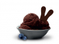 Preview: Eislöffel Eisspaten "Spoonie choc" essbar, vegan 7 cm lang (840 Stk.)