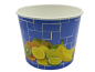 Preview: Eisbecher Hartpapierbecher 500/580 ml Früchte blau (50 Stk.)