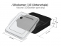 Preview: Mehrweg Universalbox „ToGo“, schwarz/transparent 220 x 210 x 70 mm (35 Stk.)