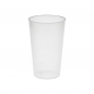Preview: Transparente Trinkbecher Vital 300ml Ø 77x121mm PP - individuellem Druck (50 Stk.)