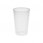 Preview: Transparente Trinkbecher Vital 500ml Ø 90x136mm PP - individuellem Druck (50 Stk.)