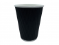 Preview: Coffee to Go Becher Ripple Cups schwarz 300 ml (50 Stk.)