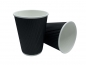 Mobile Preview: Coffee to Go Becher Ripple Cups schwarz 300 ml (50 Stk.)