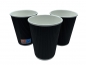 Mobile Preview: Coffee to Go Becher Ripple Cups schwarz 300 ml (50 Stk.)