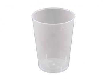 Trinkglas Mehrwegbecher 100 ml PP (40 Stk.)