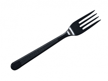 Gabel Mehrweg-Gabeln 18 cm schwarz (100 Stk.)