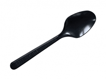 Löffel Mehrweg-Löffel 16-18 cm schwarz (100 Stk.)