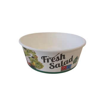 Preview: Salatschalen | 38oz | 1300ml | Ø185x65mm | „Fresh Salad“ mit Deckeln (200 Stk.)