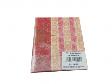Airlaid-Mitteldecke Weihnachtsmotiv 80x80 cm sortiert (1 Stk.)