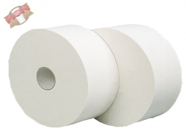 Toilettenpapier Jumborolle 2-lagig (6 Rollen)
