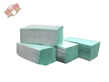 Papierhandtücher Handtuchpapier grün 25x23 cm (5000 Stk.)