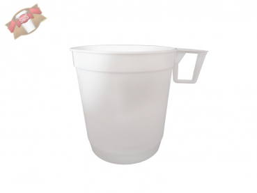 Plastiktasse Portionstasse Kaffeetasse 250 ml weiß (1000 Stk.)