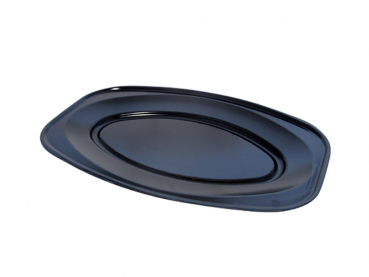 Servierplatte Partyplatte groß 55 x 36 cm EPS schwarz (5x10 Stk.)