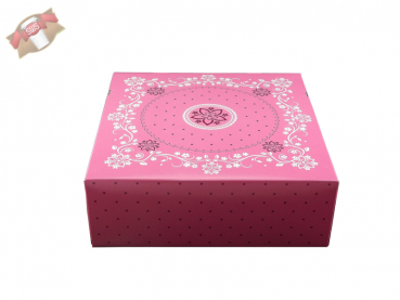 Tortenkarton 33x33x11 cm Pink (50 Stk.)