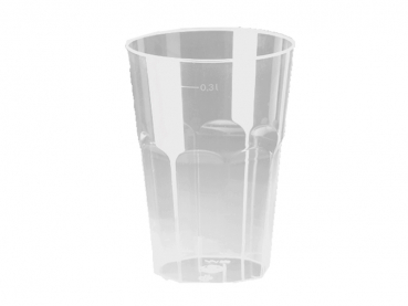 Decoglas bzw. Trinkbecher 0,3 ltr. PS (30 Stk.)