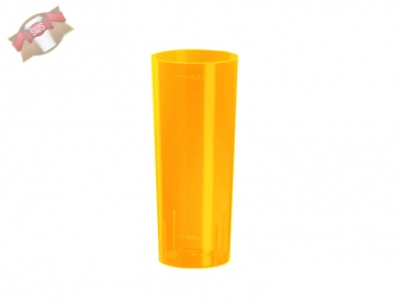 Longdrinkglas 0,3 ltr. gelb (10 Stk.)