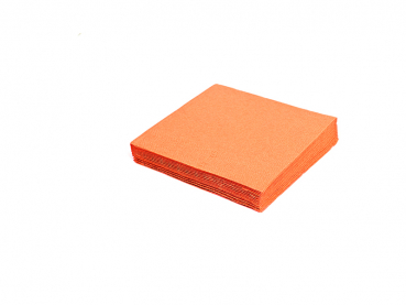 Servietten 24 x 24 cm 1/4 Falz 2-lagig orange (250 Stück)