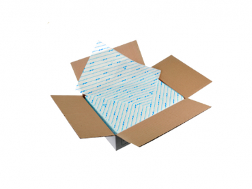 Hamburgerpapier Einschlagpapier weiß blau (1x2.000 Stk.)