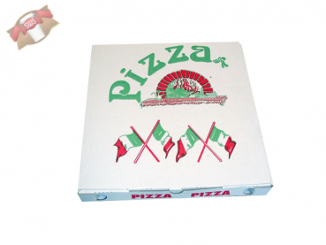 Pizzakartons Pizzaschachtel 28 cm Fahnen (200 Stk.)