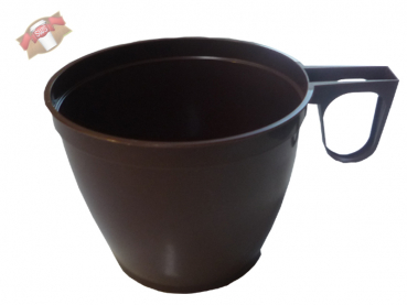 Kaffeetasse Einwegtasse Tasse braun 180 ml (50 Stk.)
