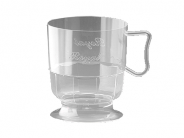 Royal Cup Tasse Kaffeetasse Becher klar (300 Stk.)