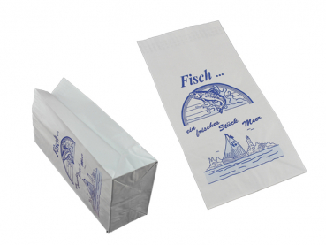 Warmhaltebeutel Fischbeutel "Fisch" 130x80x280 mm 3L (1.000 Stück)