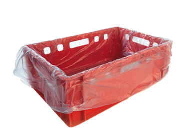 Kistenbeutel Faltenbeutel für E3-E2 Kisten 60+42x65 cm (500 Stk.)