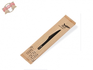 Messer aus Holz 16,5 cm einzeln verpackt (100 Stk.)