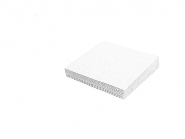 Servietten 40x40 cm 2-lagig 1/4 Falz weiß (250 Stk.)