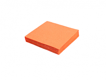 Servietten 40x40 cm 1/4 Falz 3-lagig orange (250 Stk.)