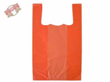 Hemdchentragetüten Plastiktüten orange (2000 Stk.)