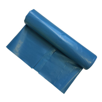 Preview: 10 LDPE Müllsäcke 120 l | 700 x 1100 mm | blau | Typ 100 extra stark (10 Rollen)