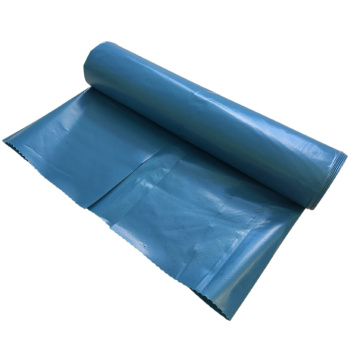 Preview: 10 LDPE Müllsäcke 120 l | 700 x 1100 mm | blau | Typ 100 extra stark (10 Rollen)