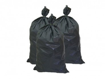 Müllsäcke 82+24x110cm T90 schwarz 280 ltr. (100 Stk.)